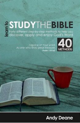 Books on How to Study the Bible: A Multifaceted Exploration